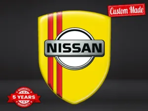 Nissan Emblema Personalizado Cúpula Premium Edición Calcomanías